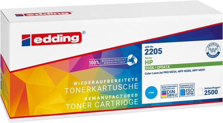 Produktbild Edding EDD-2205 - Toner - HP - cyan - 203X - refill