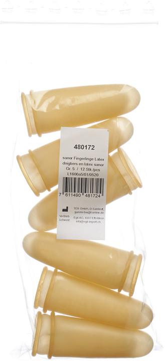 Produktbild Sanor Fingerling Latex Grösse 3 gepudert leicht (0.07 m)