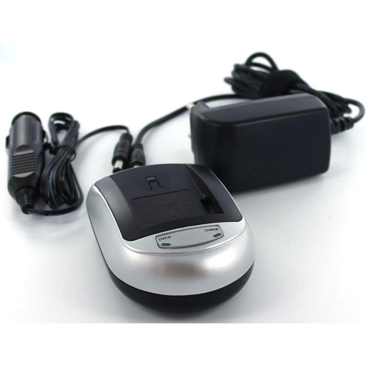 AGI Caricabatterie compatibile con Sony NP-F550 (Caricabatterie per fotocamere), Alimentatore fotocamera, Argento