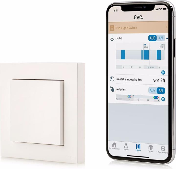 Actual product image Eve light switch