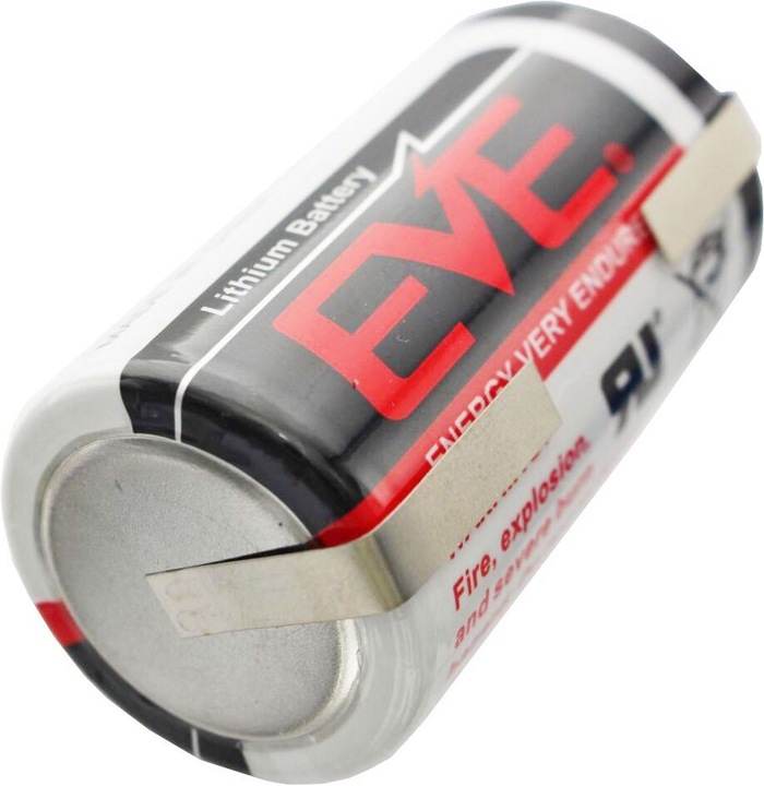 Produktbild Eve Batterie Batterie ER34615 D S, ER34615DSEVE, mit Lötfahnen in U-Form (1 Stk., D, 19000 mAh)