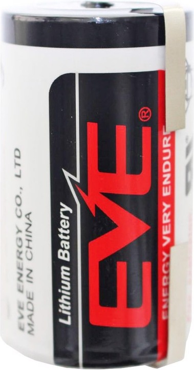 Produktbild Eve Batterie Batterie ER34615 D S, ER34615DSEVE, mit Lötfahnen in U-Form (1 Stk., D, 19000 mAh)