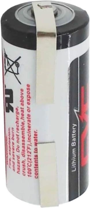 Immagine prodotto Eve Batterie Batteria ER 14335, 2/3 AA ER14335 Etichetta a saldare a U (1 pz., AA, 1650 mAh)