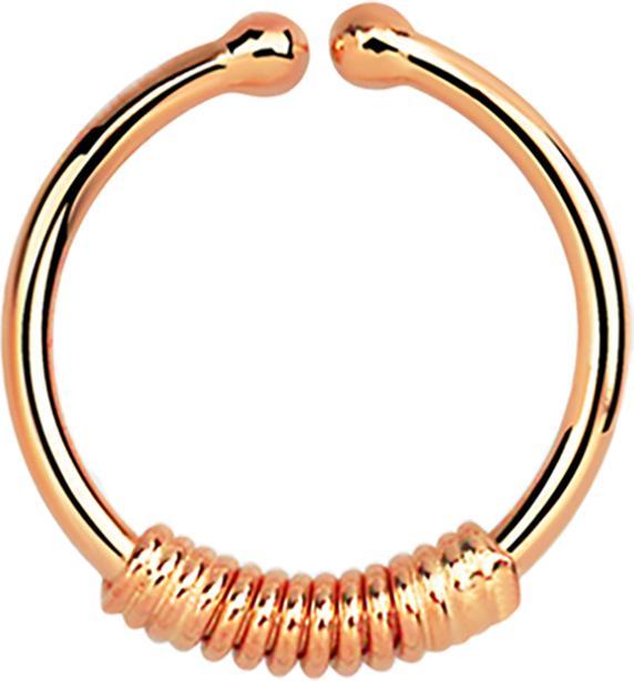 Immagine prodotto Star Piercing Fake Septum mit Seilwindung rosegold (senza ottone, Argento 925)