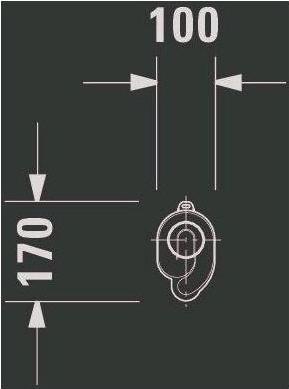 Produktbild Duravit Absaugesiphon weiss Abgang waagerecht (verdeckt) (Absaugsiphon)