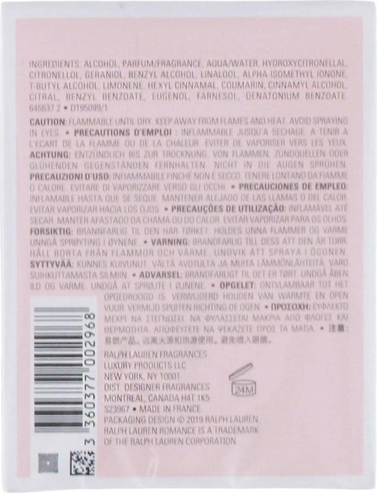 Actual product image Ralph Lauren Romance (Eau de parfum, 100 ml)