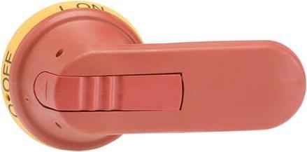 Actual product image ABB OHY95J12 Pistol grip red-yellow 95mm 1SCA022381R1050