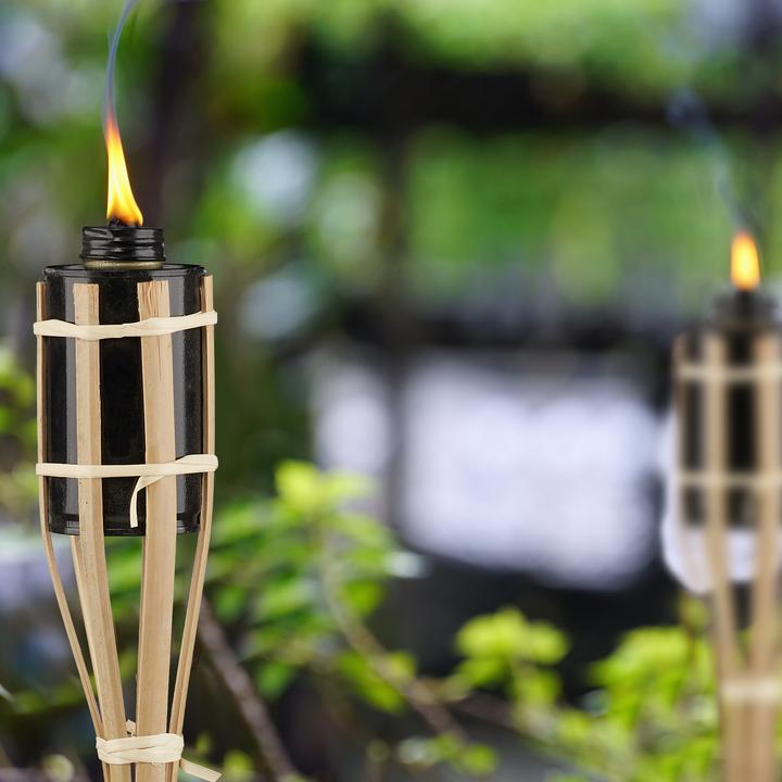 Actual product image Relaxdays Garden torch