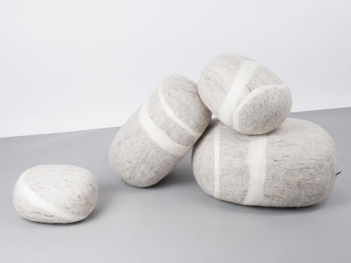 Produktbild Myfelt Béla Filz-Kieselstein Kissen