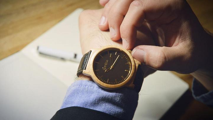 Produktbild Bambuu Holzuhr (Analoguhr, 40 mm)