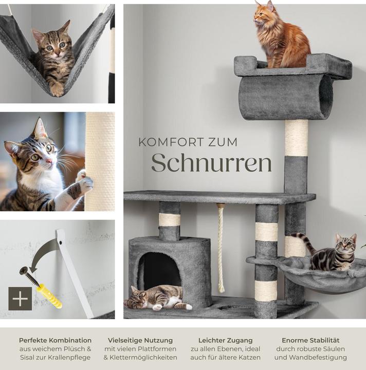 Actual product image tectake Stokeley (141 cm, Grey)