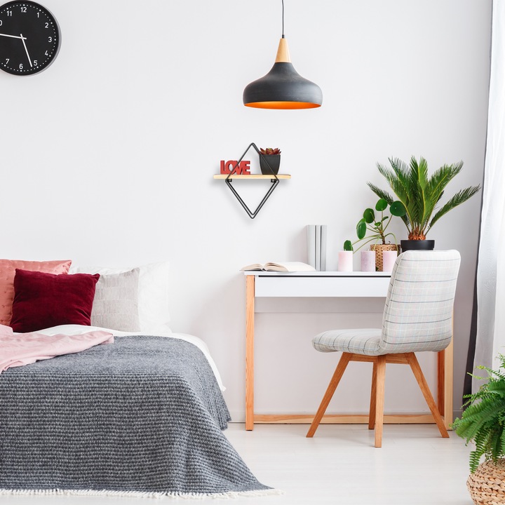 Actual product image Relaxdays Floating wall shelf (30 x 15 x 30 cm)