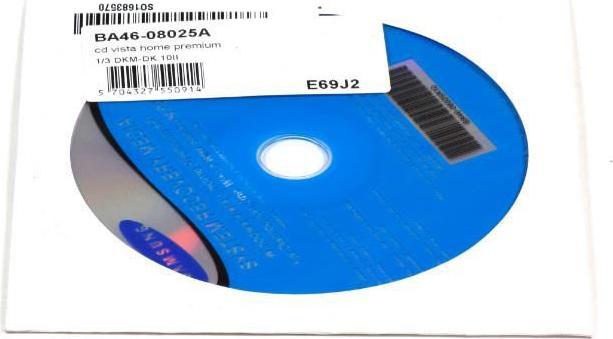 Actual product image Samsung cd vista home premium