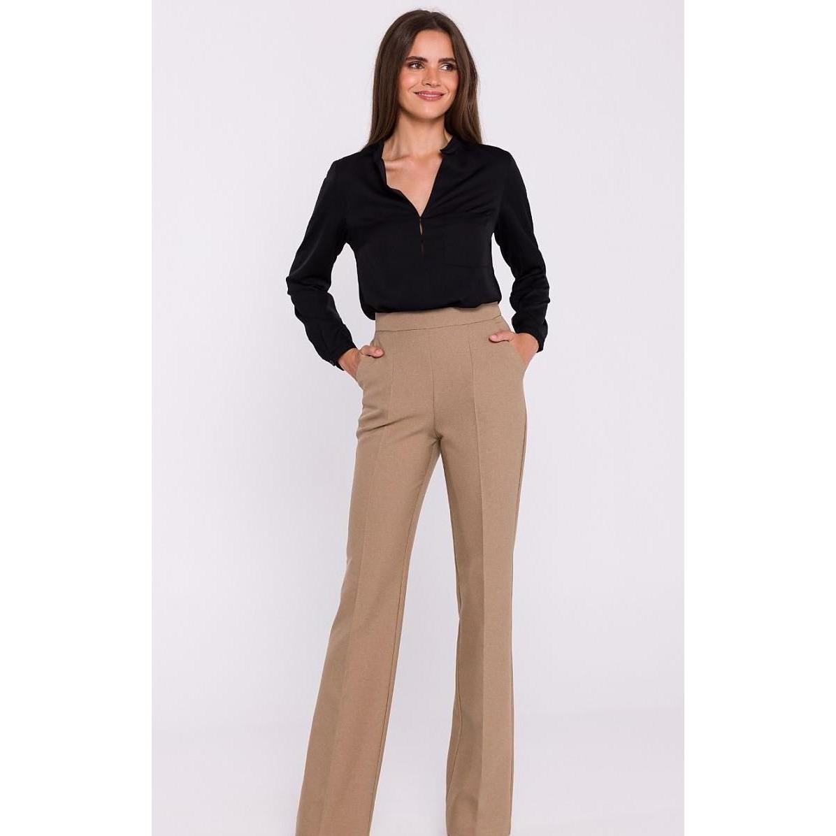 Stylove, Damen, Hosen, Damen Hose, Beige, (S)