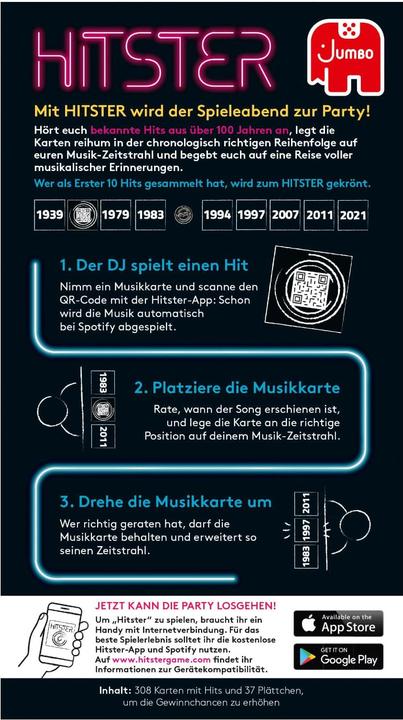 Image du produit Jumbo Hitster – Celebration (2 - 10 Joueur)