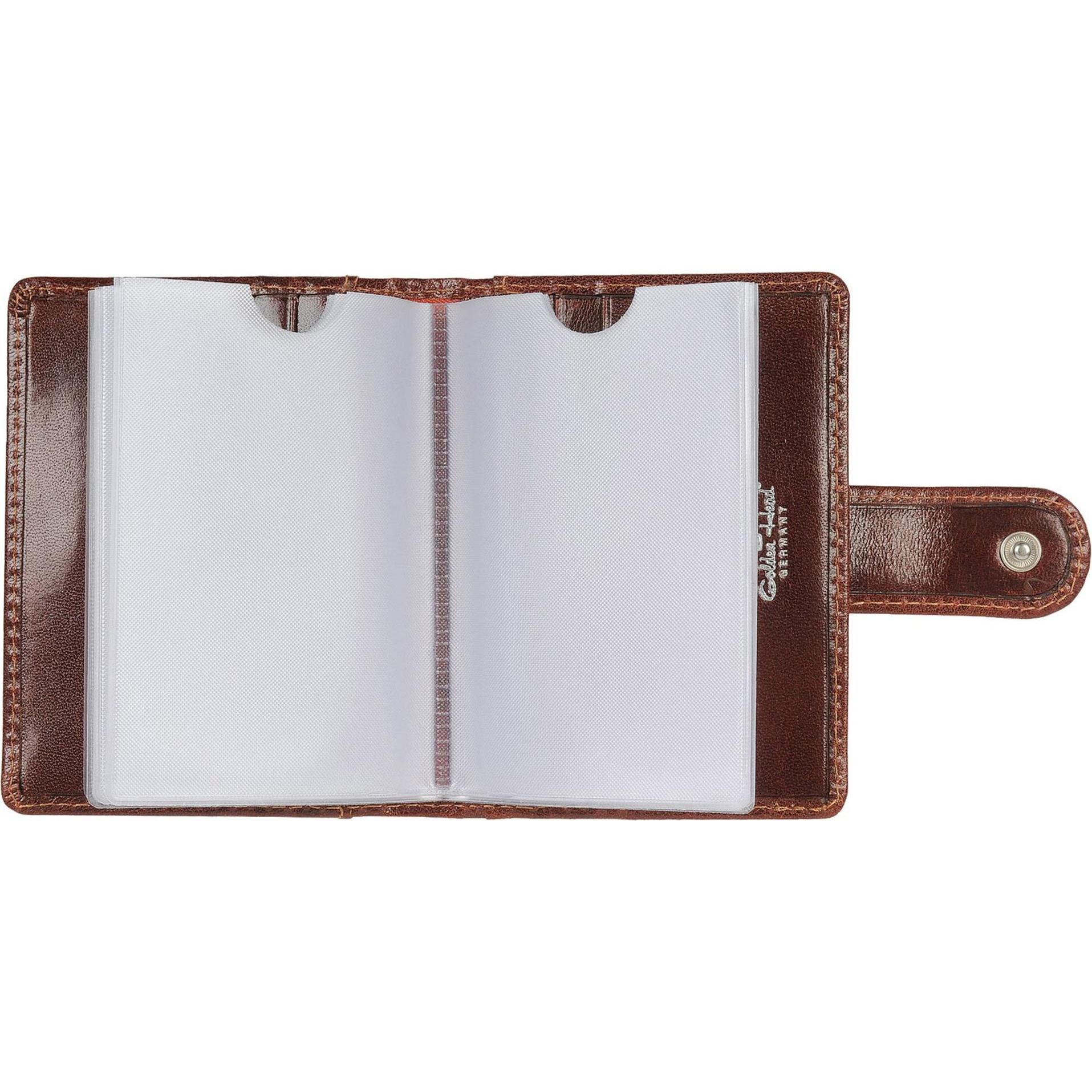 Thumbnail - Golden Head, Herren, Portemonnaie, Colorado - RFID Kreditkartenetui mit Riegel Tabacco, Braun