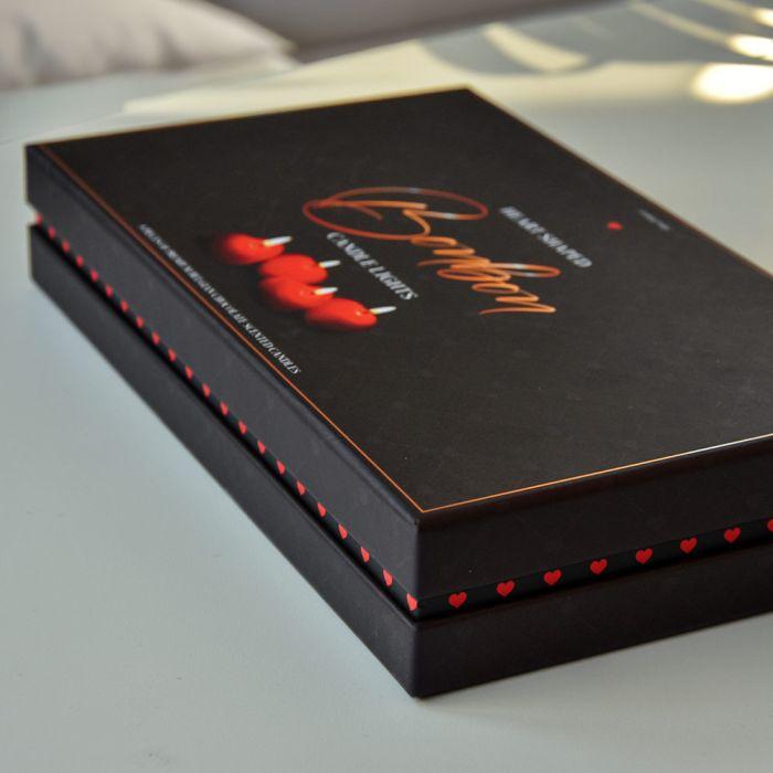 Image du produit Mikamax Bougie bonbon en forme de coeur (8 pcs)