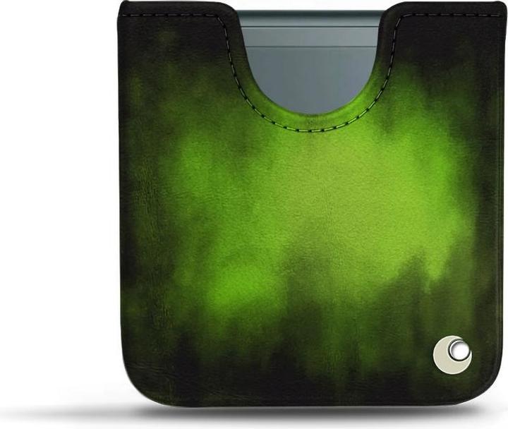 Actual product image Noreve Samsung Galaxy Z Flip3 leather pouch (Samsung Galaxy Z Flip3)