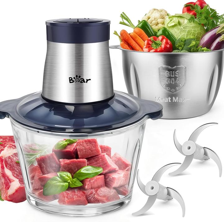 Actual product image Bear Rock Elektrischer Zerkleinerer & Fleischwolf (2000 ml, 600 W)