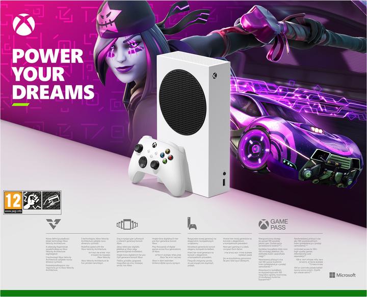 Immagine prodotto Microsoft Pacchetto Xbox Series S - Fortnite + Rocket League