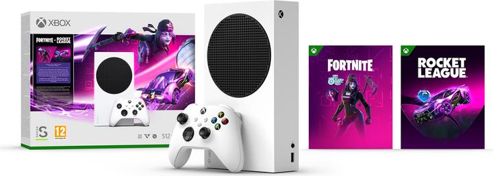 Immagine prodotto Microsoft Pacchetto Xbox Series S - Fortnite + Rocket League
