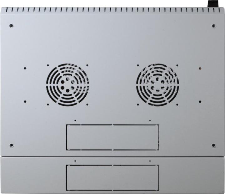Produktbild EFB Elektronik 19" Wandgehäuse 6HE, schwenkend, 2-teilig, RAL7035, Tiefe 500 mm (6 HE, 19 Zoll Rack)