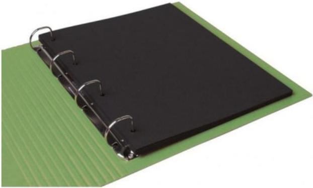 Produktbild Semikolon Ringbuch Fotoordner schwarz (A4, 60 mm)