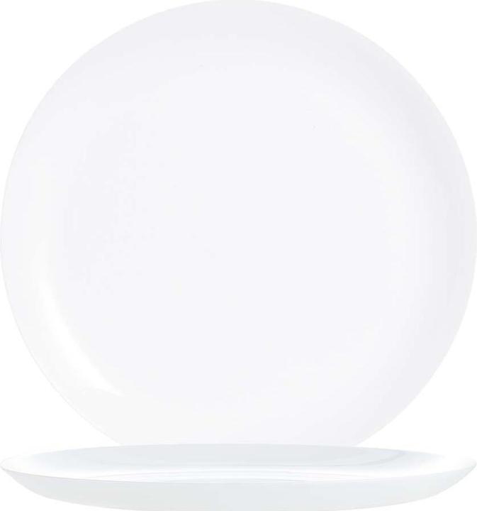 Arcoroc 6 Evolutions White plates white 25.0 cm (6x, 25 cm)