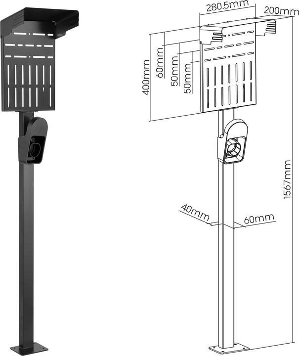 Image du produit InLine Pied de la Wallbox