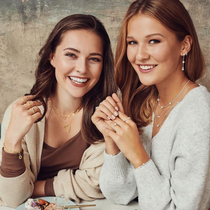 Immagine prodotto Thomas Sabo Collana perle con pietre bianche argento (Argento 925, 85-90 cm)