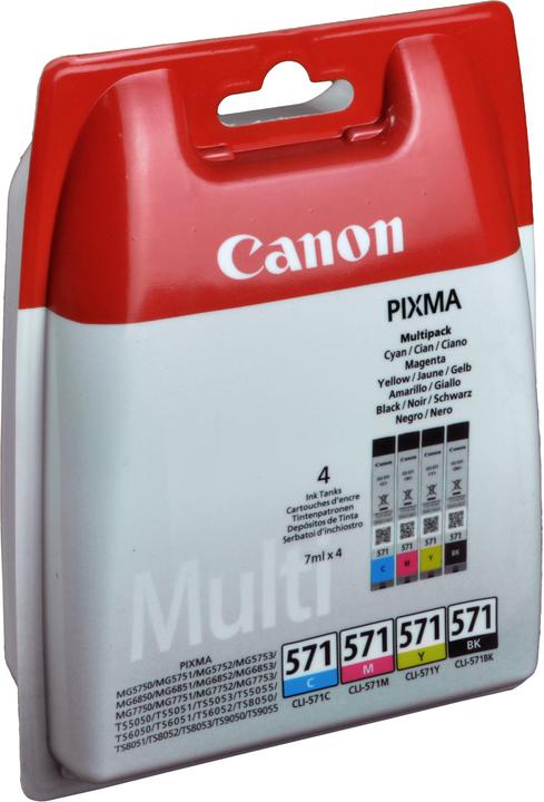 Actual product image Canon Cli-571 (M, C, Y, FC)