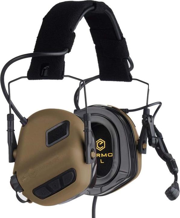 Actual product image Earmor M32 PLUS Communication Headset Coyote Brown