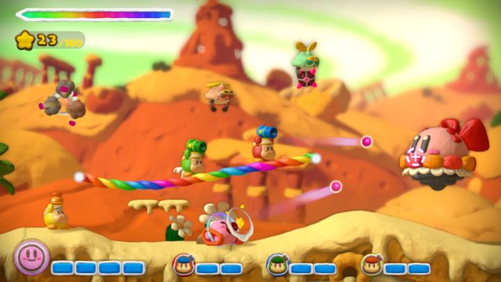 Produktbild Nintendo Kirby und der Regenbogen-Pinsel (Wii U, Italienisch)