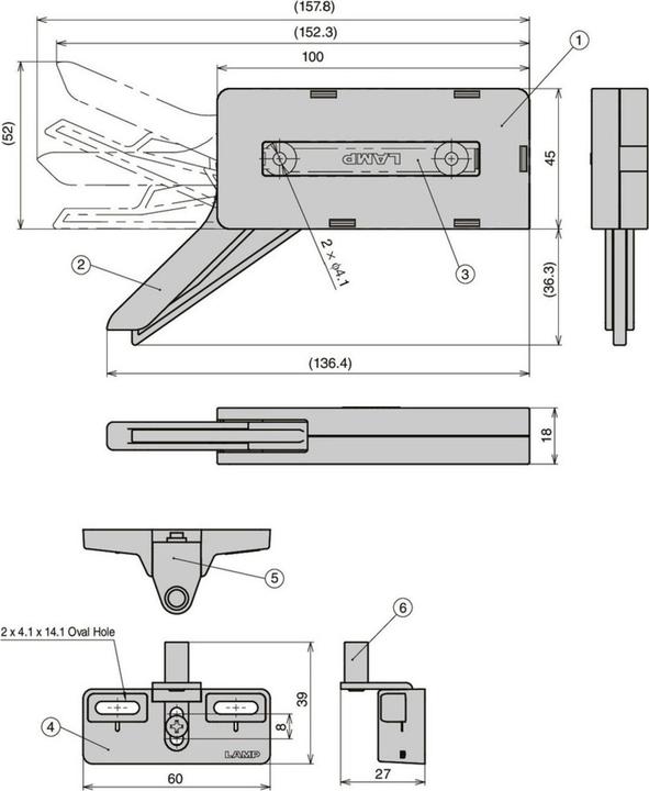 Produktbild Sugatsune Schwerlast-Dämpfung