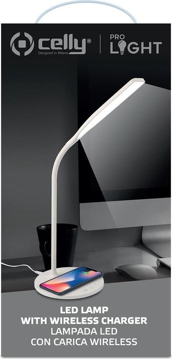 Actual product image Celly WLLIGHT10WWH Mobile Device Charger Smartphone White USB Wireless Charging Inter (10 W)