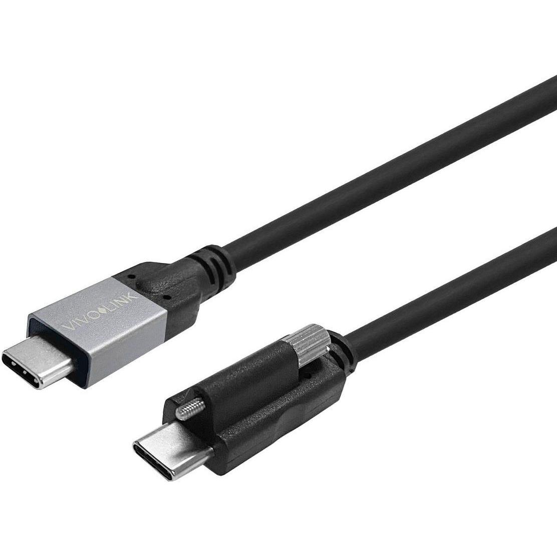 Vivolink USB-C Screw to USB-C Cable, USB Kabel