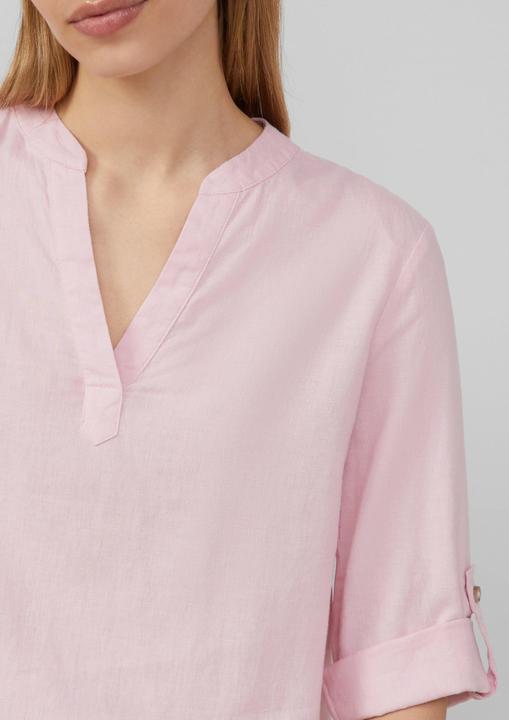 Image du produit S.Oliver Bluse Leinenmix-Bluse mit Turn-up (34)