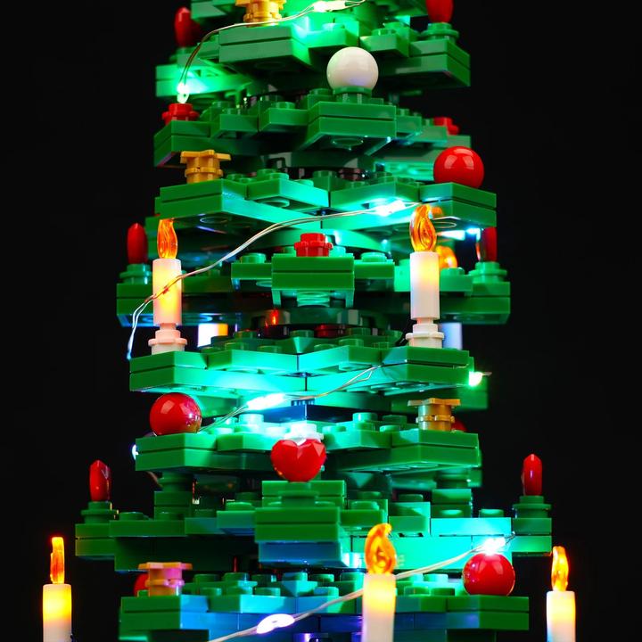 Produktbild BrickBling LED Licht Set für LEGO Weihnachtsbaum (40573)
