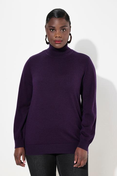 Produktbild Ulla Popken Rollkragen, Pullover, Merinowolle, Classic Fit, Langarm (50, 52)