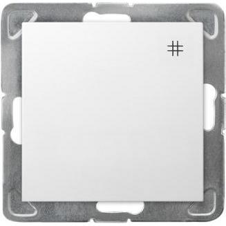 Ospel ŁP-4Y/m/00, Taster + Schalter, Weiss