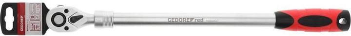 Actual product image Gedore Red Combination ratchet open-end wrench set reversible. metric 5 pieces (19 mm, 8 mm, 15 mm, 7 mm, 10 mm)