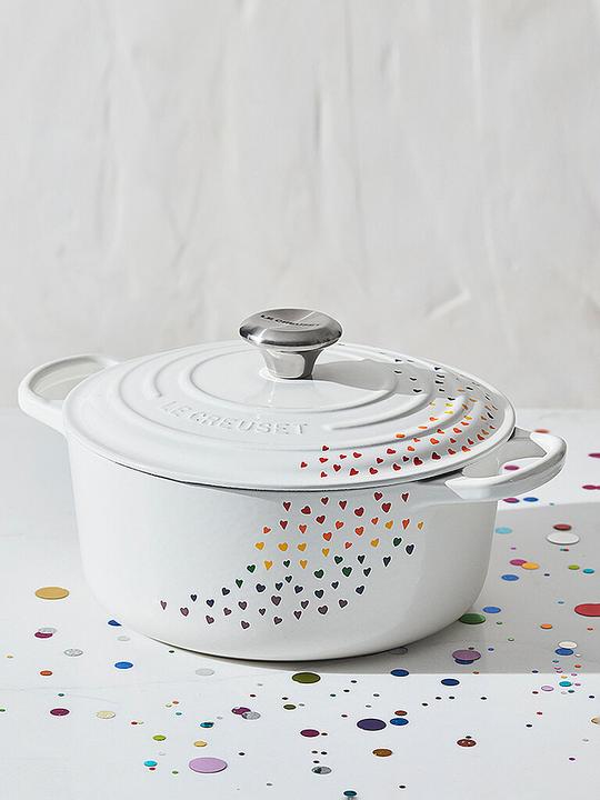 Immagine prodotto Le Creuset Tostapane rotondo Signature, 24 cm, Loving (24 cm, Pirofila + casseruola, Ghisa, Smalto)