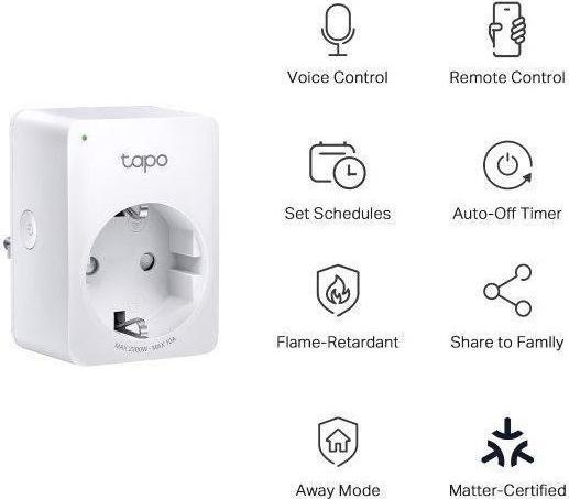 Produktbild TP-Link TAPO P100M(EU) - Mini-Smart-Wi-Fi-Steckdose