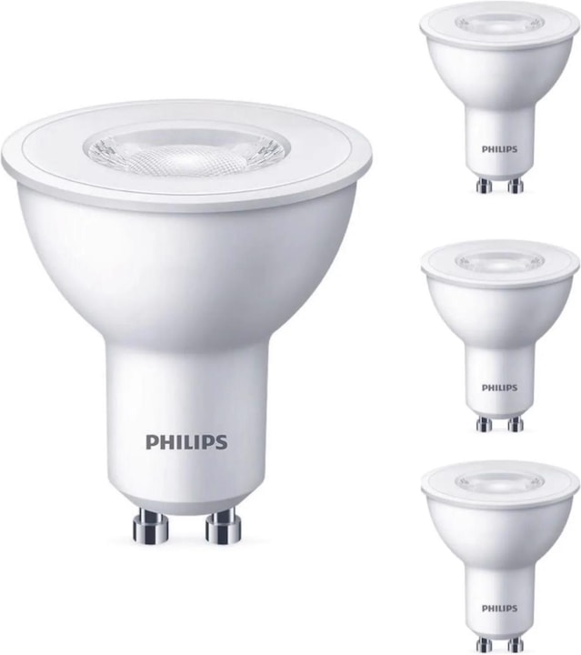 Actual product image Philips white (GU10, 4.70 W, 380 lm, 4 x, F)