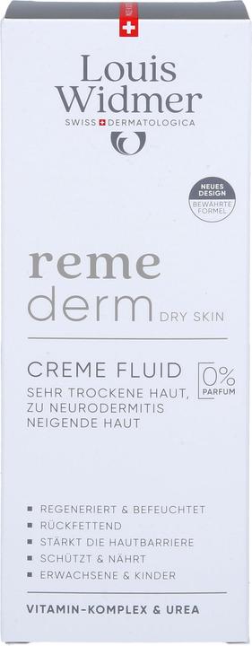 Produktbild Widmer Louis Remederm Creme Fluide ohne Parfum 200 ml (Körpermilch, 200 ml)