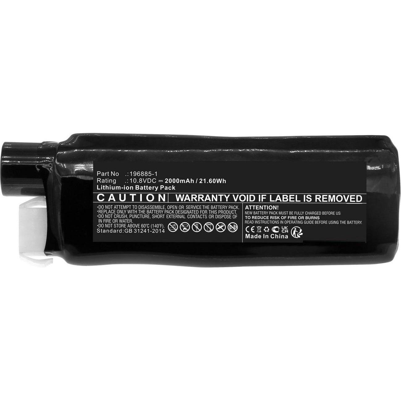 CoreParts Battery for Makita Vacuum, Staubsauger Zubehör