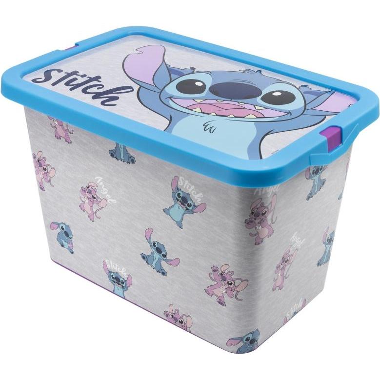 Tinisu, Spielzeugaufbewahrung, Lilo & Stitch Aufbewahrungsbox Store Box - 7 Liter