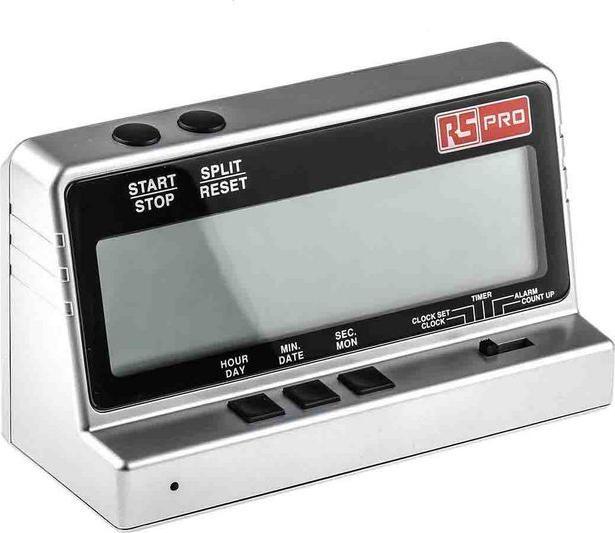 RS PRO LCD Tisch Stopuhr