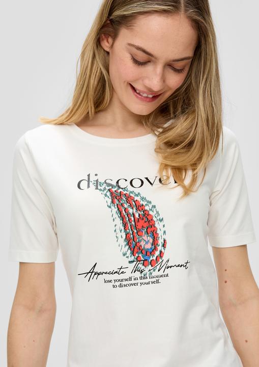 Actual product image S.Oliver T-Shirt T-Shirt aus Baumwollstretch (46)