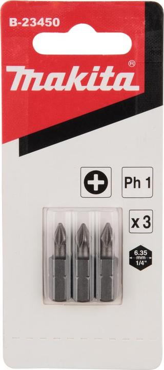 Produktbild Makita PH Bit 1x25 3Stk.